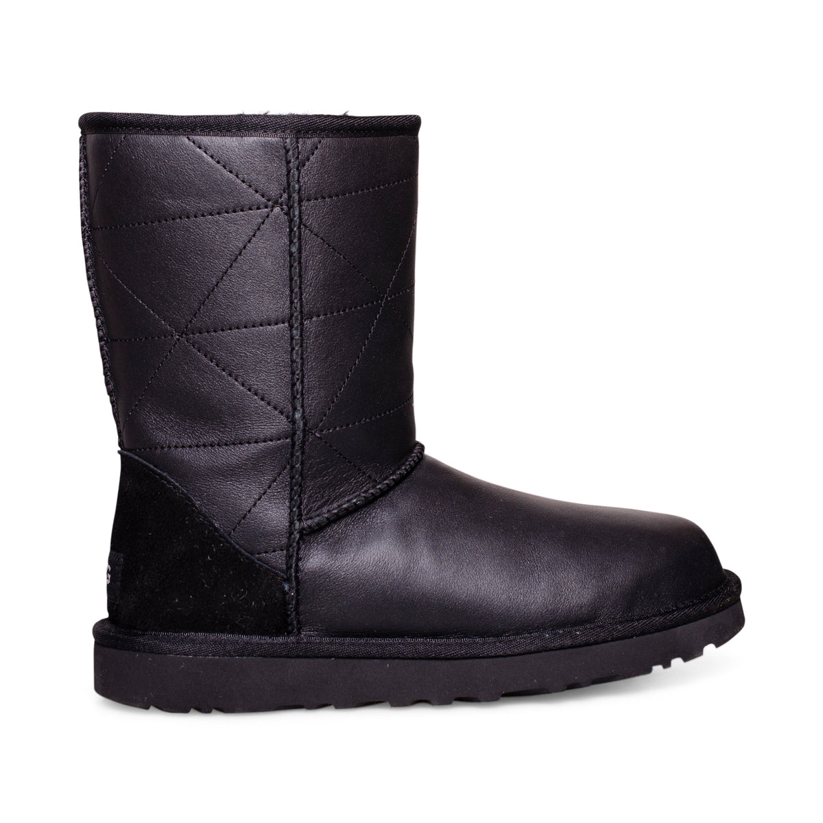 UGG Classic Short Pearlized Black Boots - Women's – MyCozyBoots