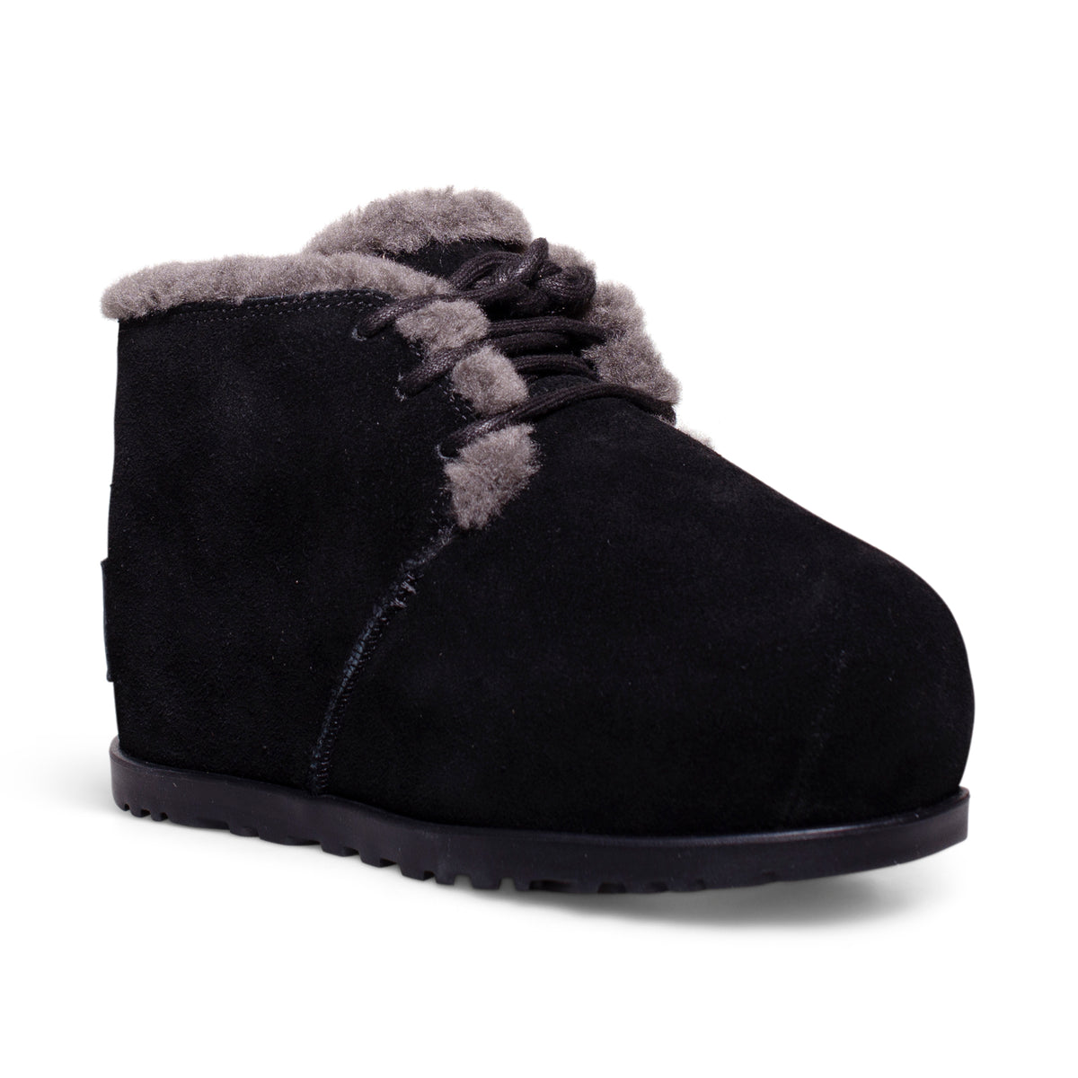 UGG Pumped Lace Up Black Boots - Women's – MyCozyBoots