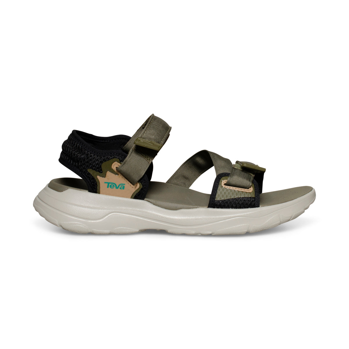 Teva Zymic Dark Olive Teal Green Sandals - Men's – MyCozyBoots