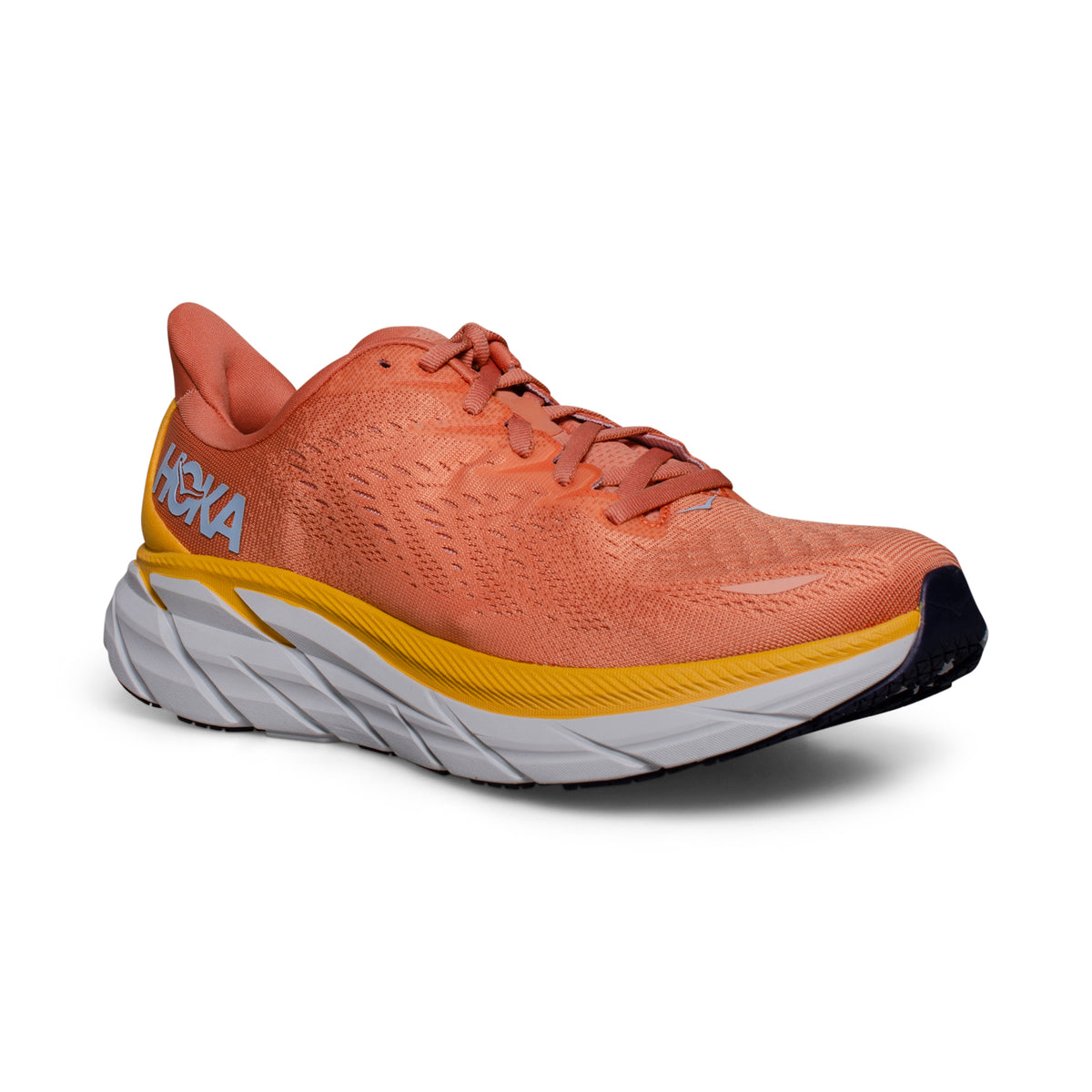 Hoka One One Clifton Sun Baked Shell Coral Running Shoes Women's