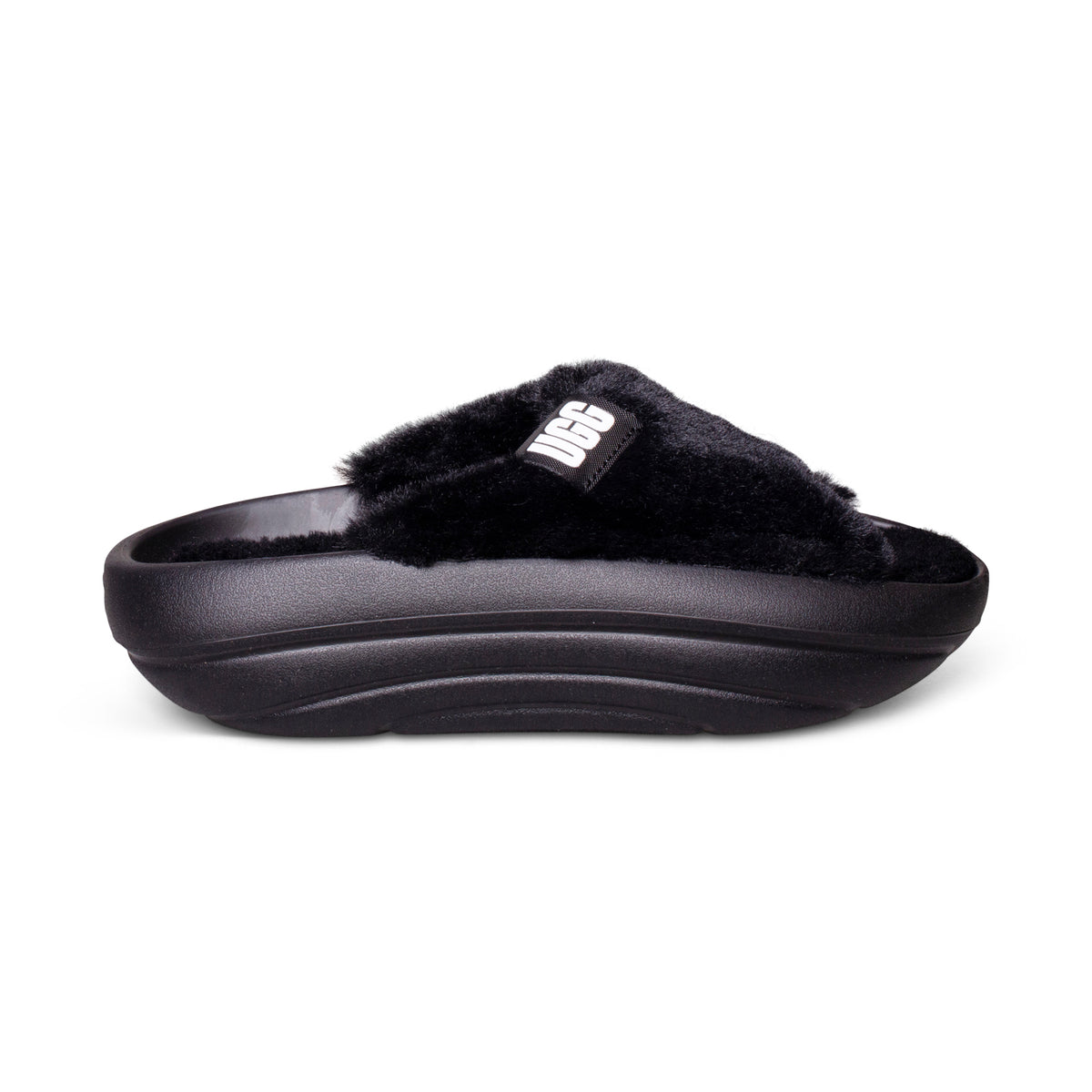 【新品未使用】UGG モカシン 23cm 黒 UGG Foamo UGGplush Black Slippers - Women's – MyCozyBoots