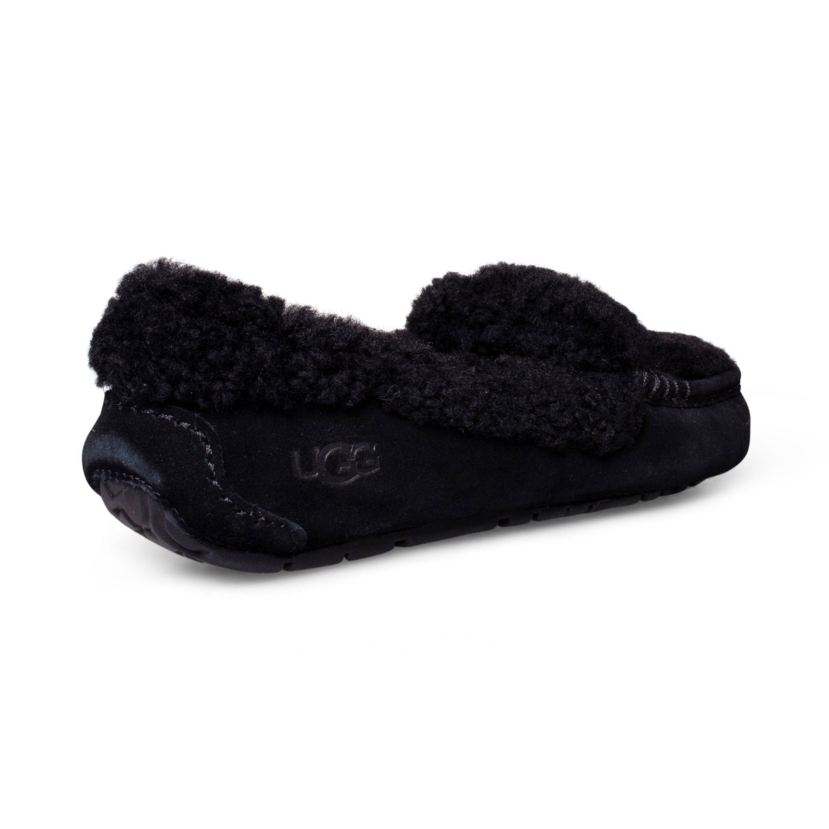 UGG Ansley UGG Braid Black Slippers - Women's – MyCozyBoots
