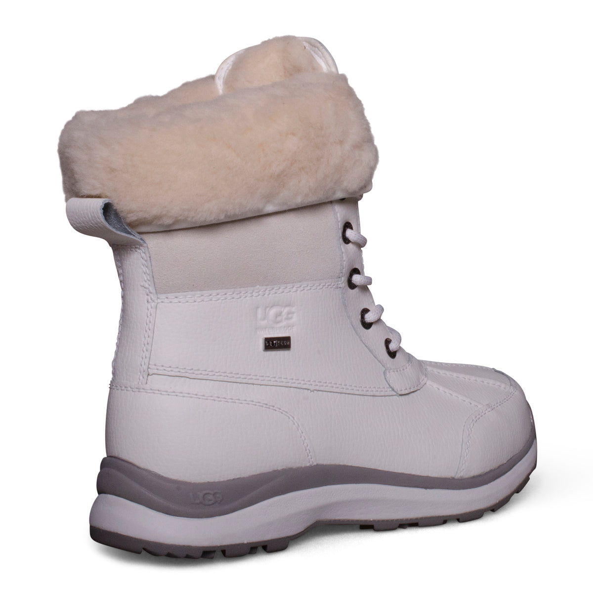 UGG ホワイト フーディ UGG Adirondack III Bright White Boots - Women's – MyCozyBoots