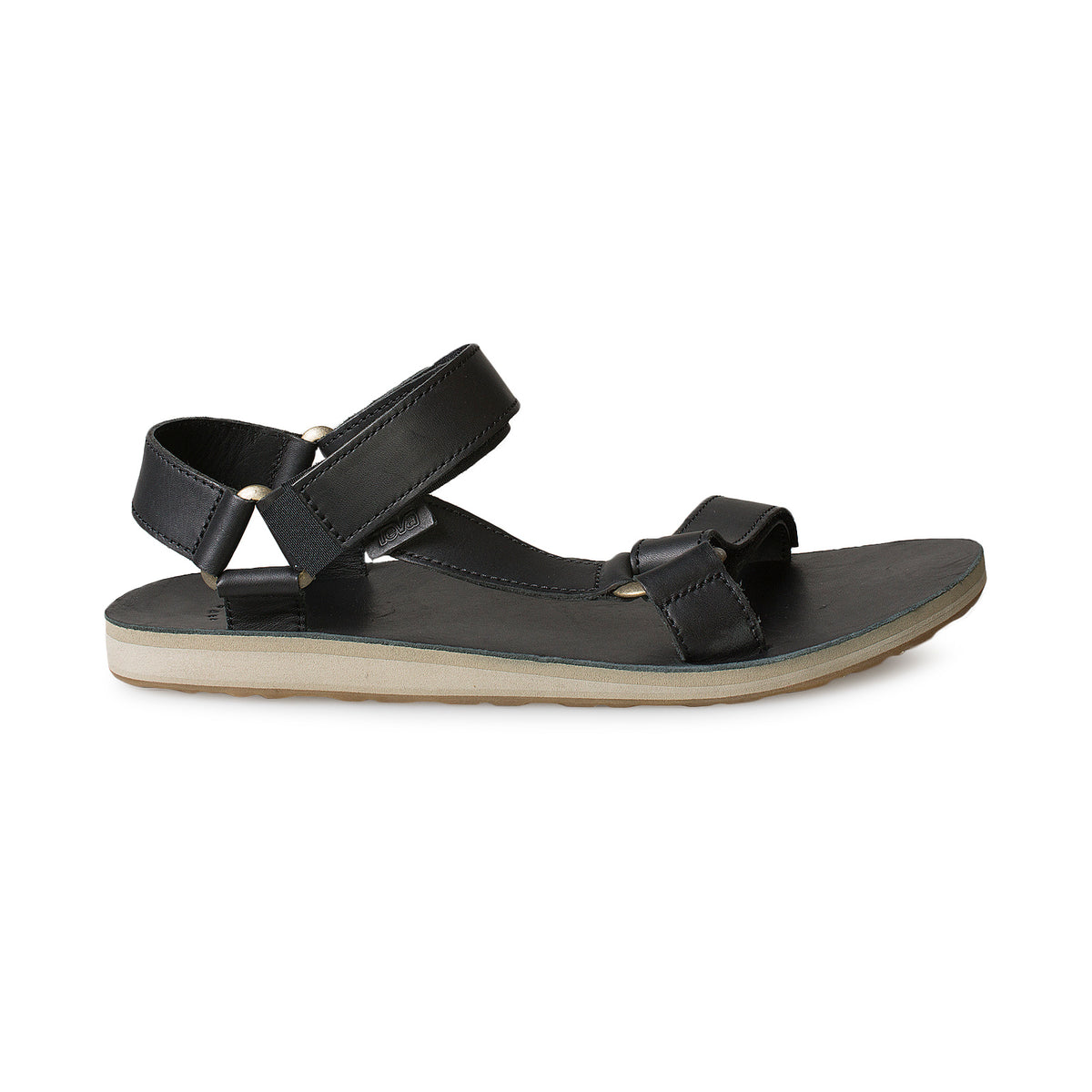 Teva Original Universal Leather Black Sandals Women's – MyCozyBoots