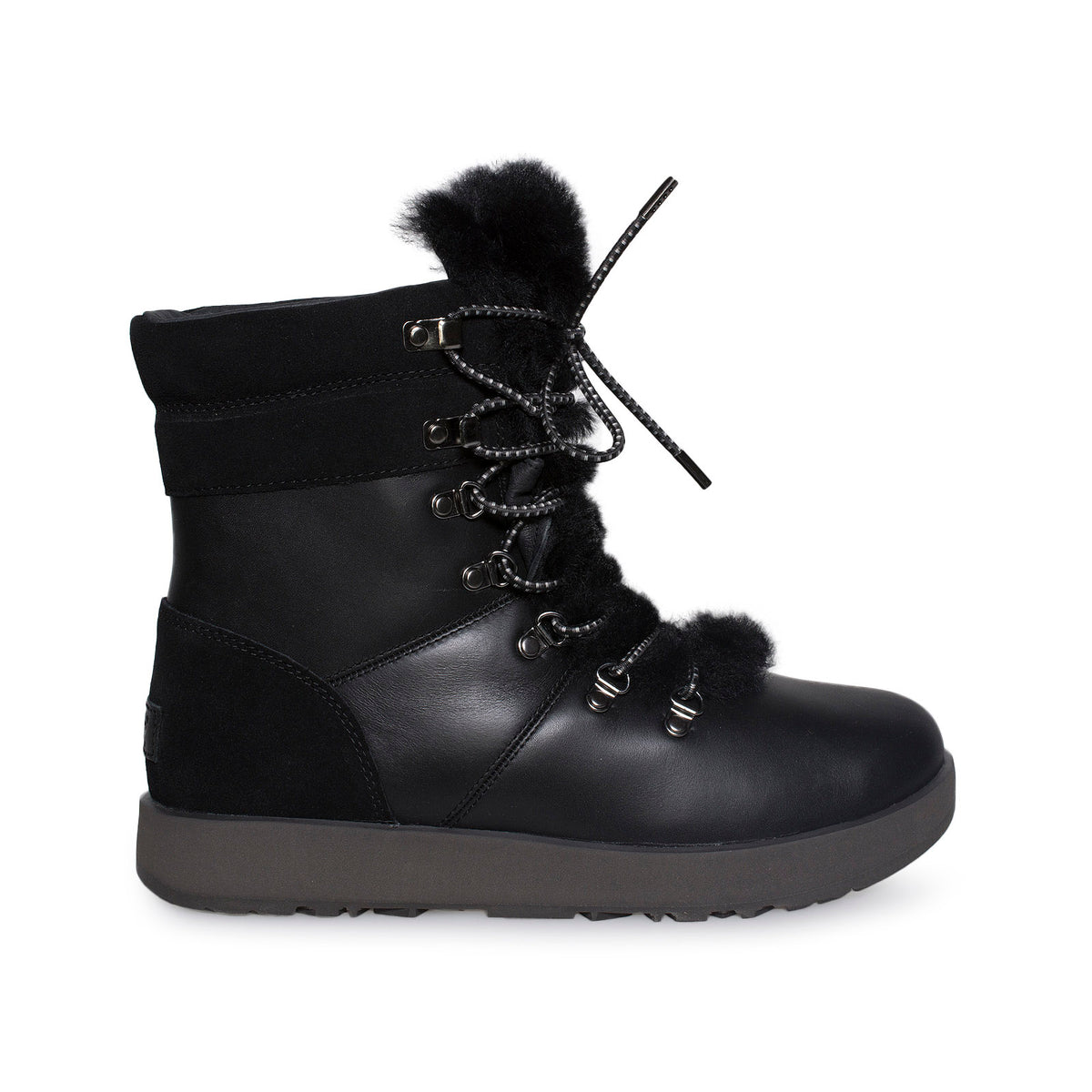 UGG Viki Waterproof Black Boots - Women's â MyCozyBoots