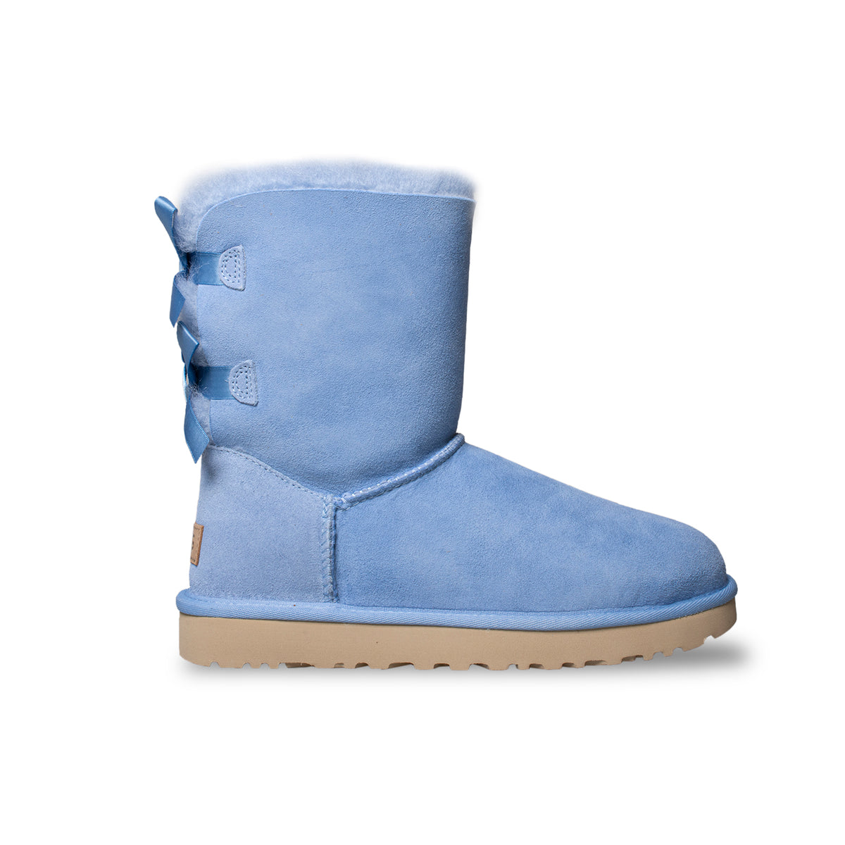UGG Bailey Bow II Whisper Blue Boots - Women's – MyCozyBoots