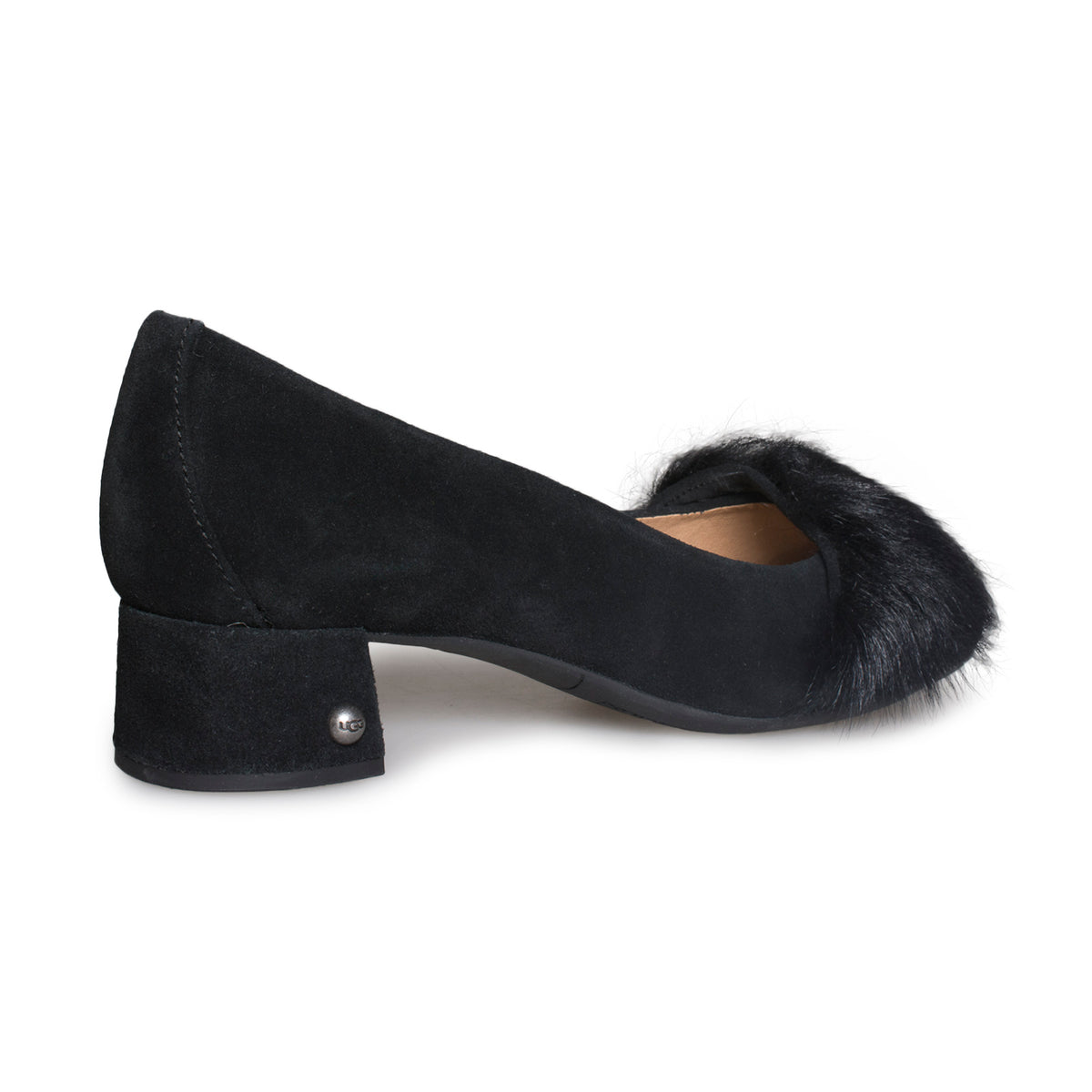 UGG Koa Fluff Heel Black Shoes Women's – MyCozyBoots