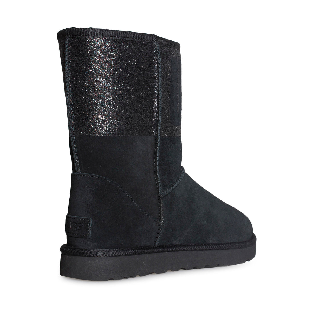 UGG Classic Short UGG Sparkle Black Boots Women's MyCozyBoots