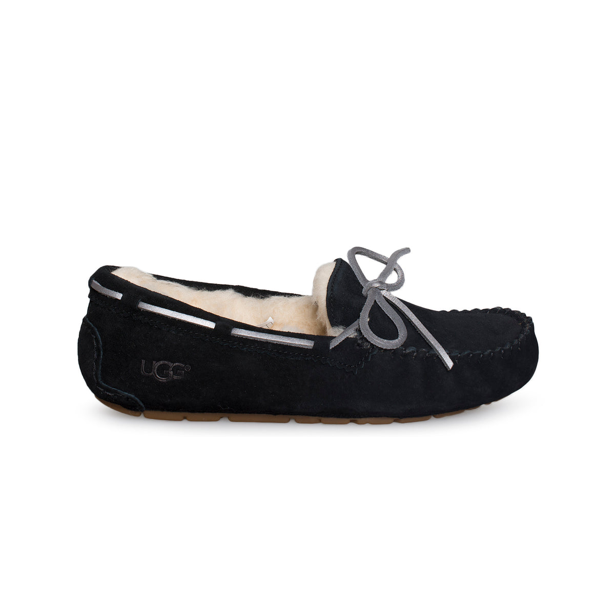 UGG Dakota Metallic Black Slippers MyCozyBoots