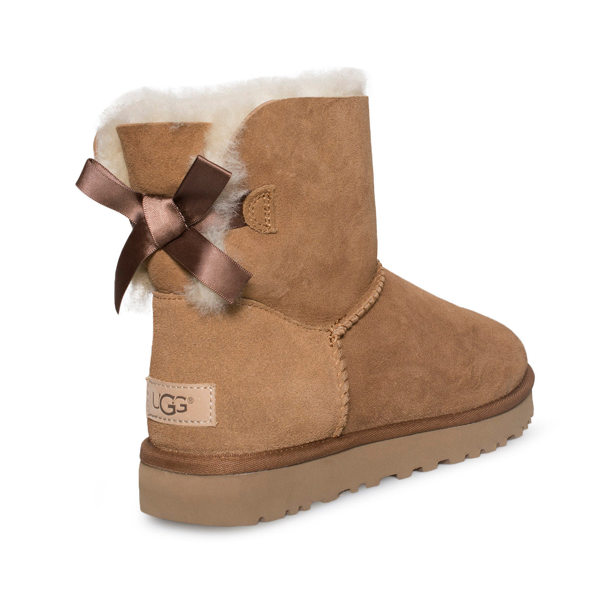 UGG Mini Bailey Bow II Chestnut Boots - Women's – MyCozyBoots