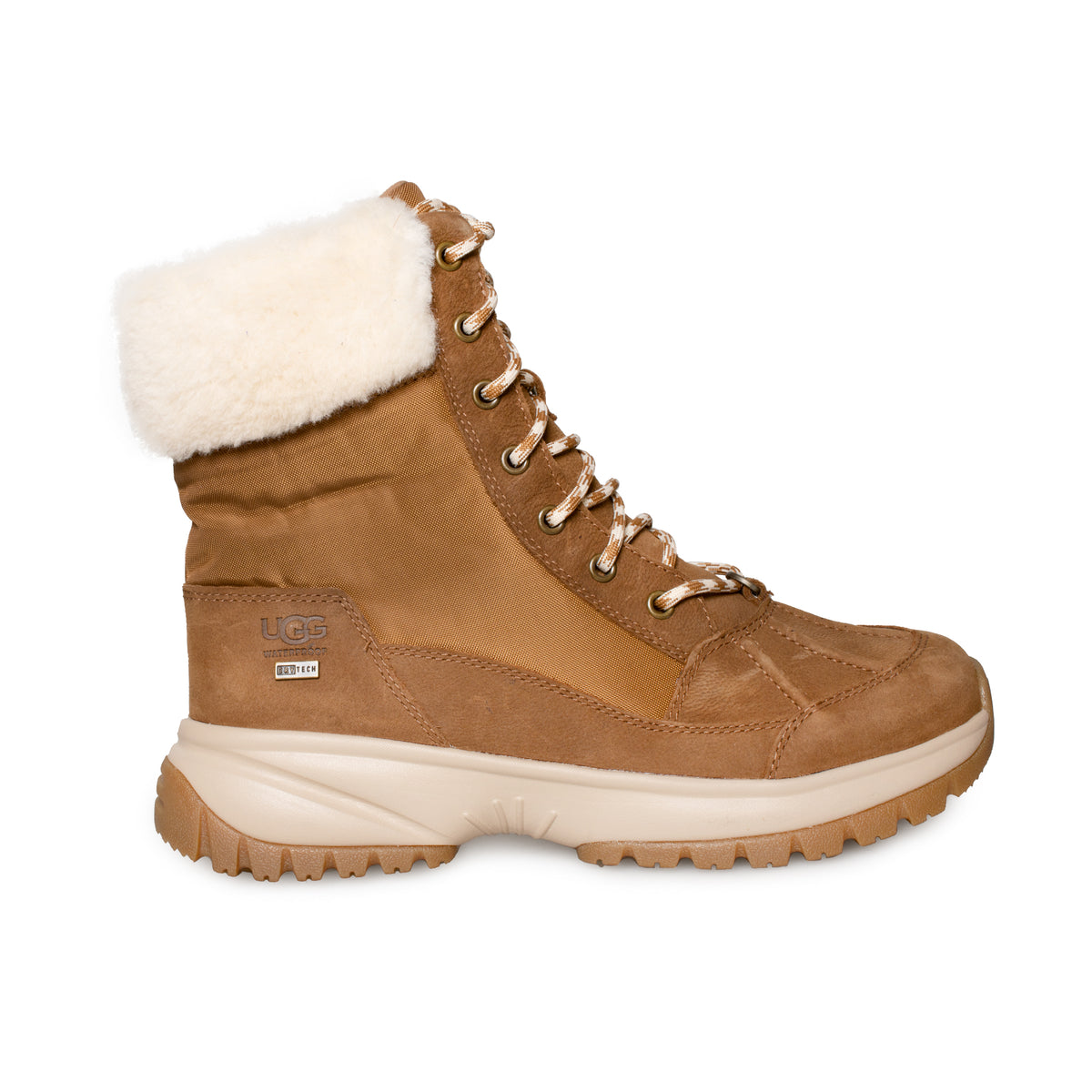 UGG Yose Fluff Hiker Chestnut Boots Women's – MyCozyBoots