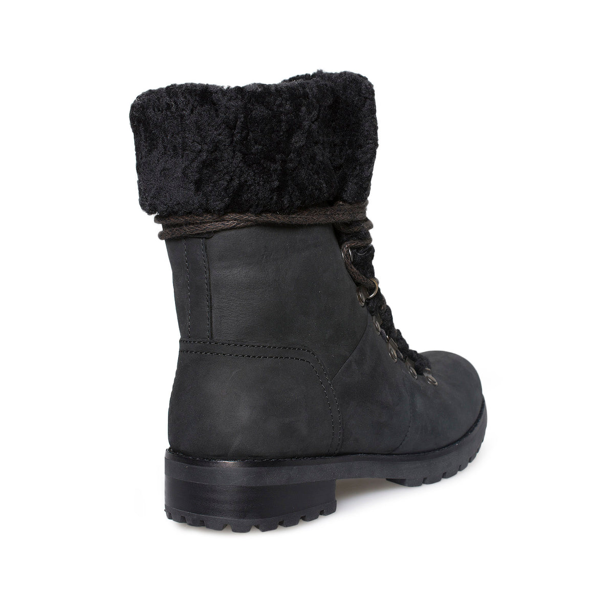 UGG Fraser Black Boots – MyCozyBoots - Main Image