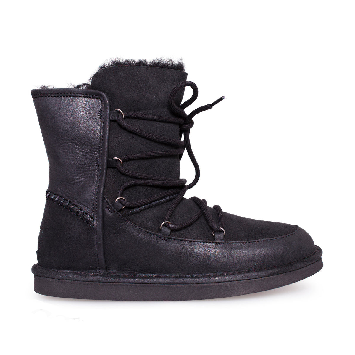 UGG Lodge Black Boots - Women