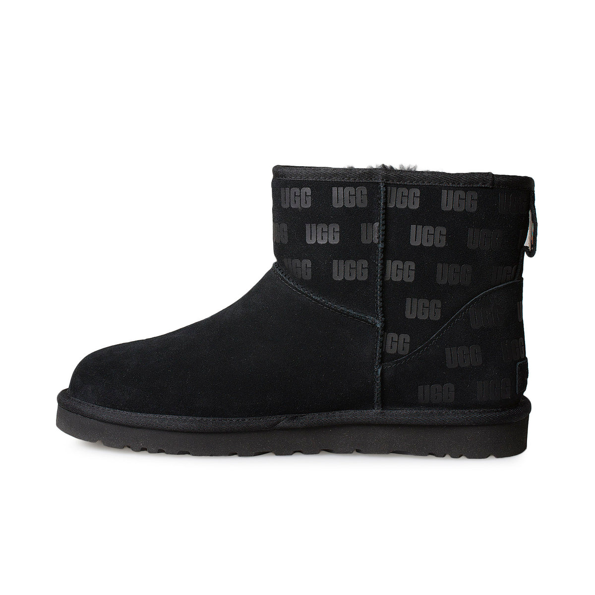 UGG Classic Mini II UGG Print Black Boots Men's MyCozyBoots