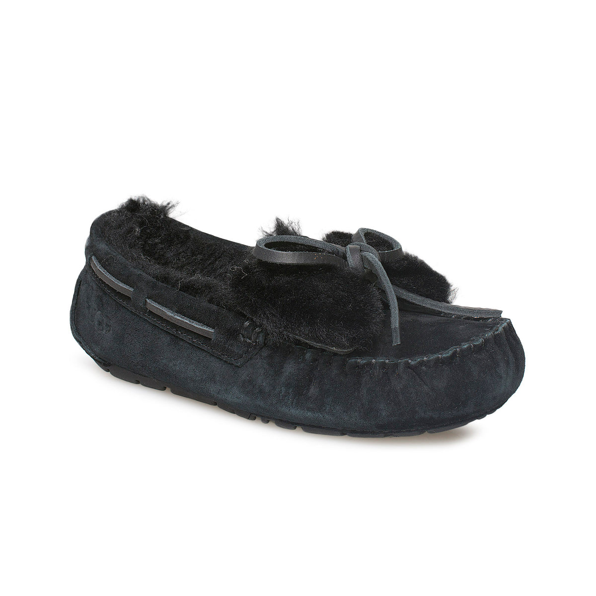 Womens black 2024 ugg moccasins