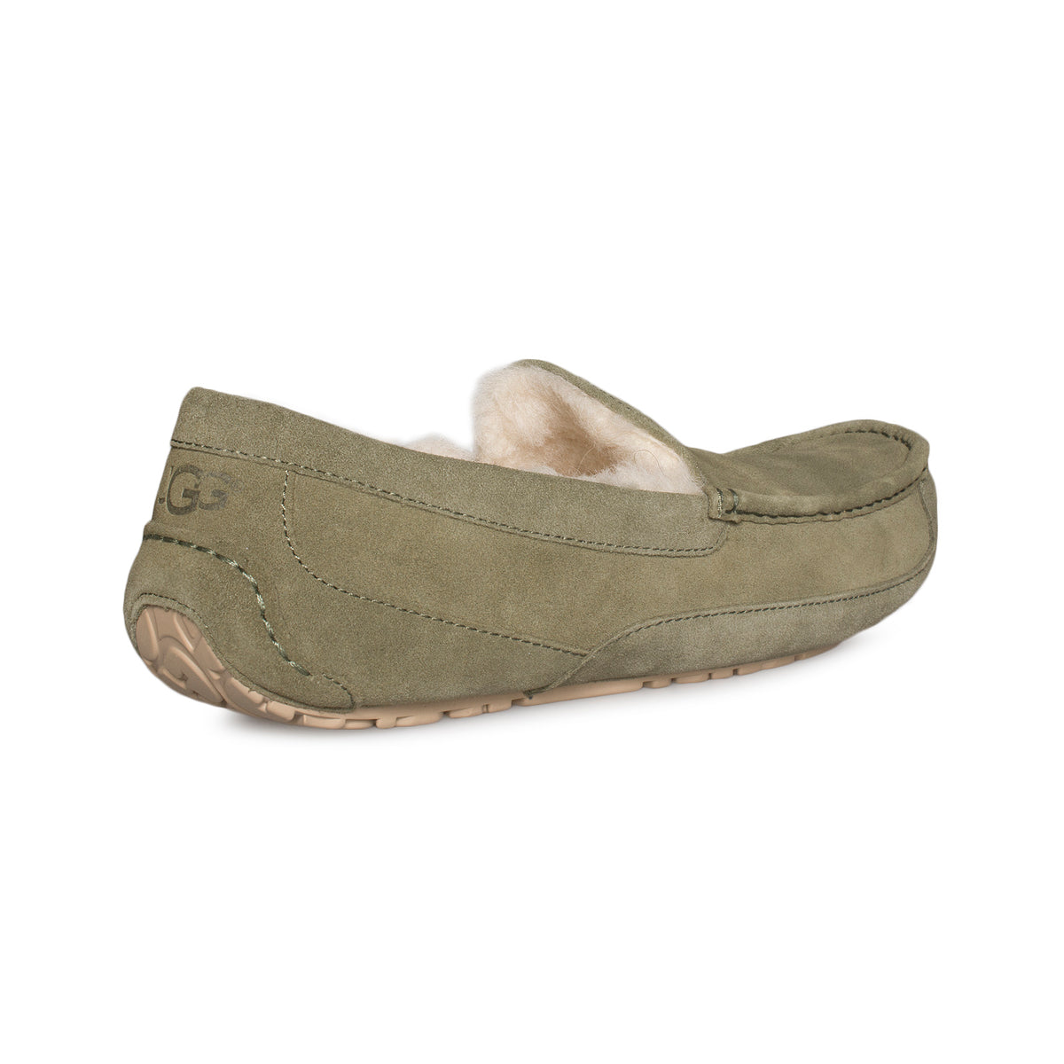Uggs Men\'s Ascot Suede Slipper in Green Loafer Men main image 4