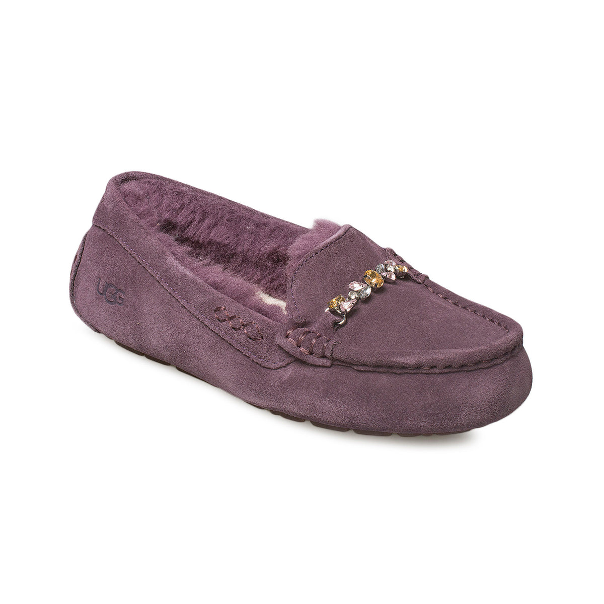 UGG Ansley Charm Wine Tasting Purple Slippers Women's – MyCozyBoots