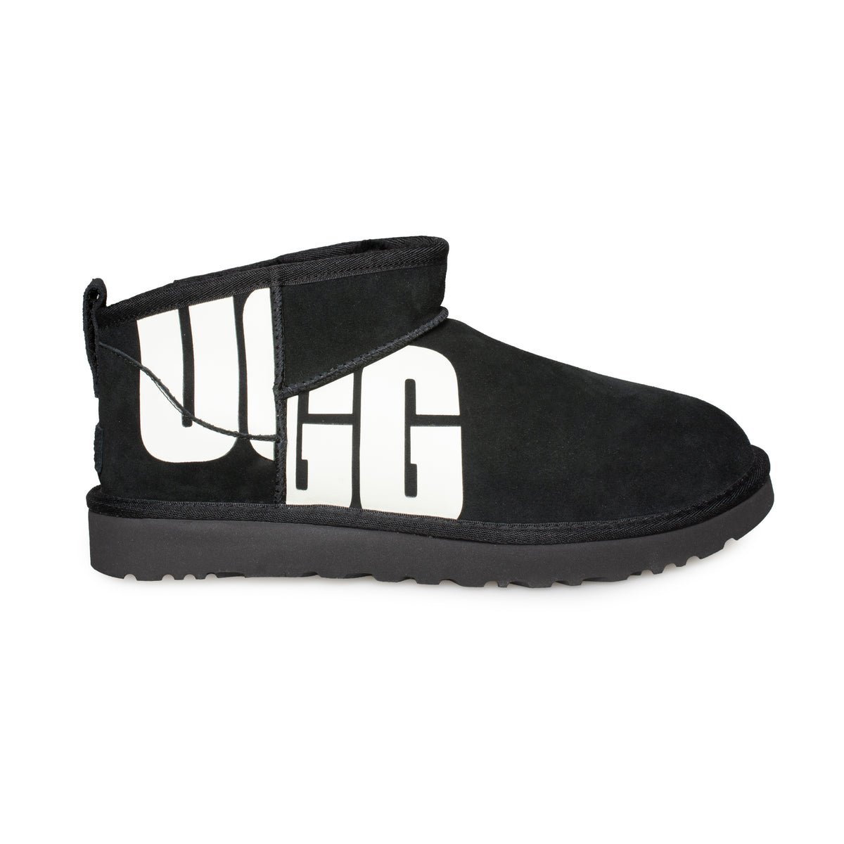 UGG Ultra Mini Chopd Black Boots - Women's – MyCozyBoots