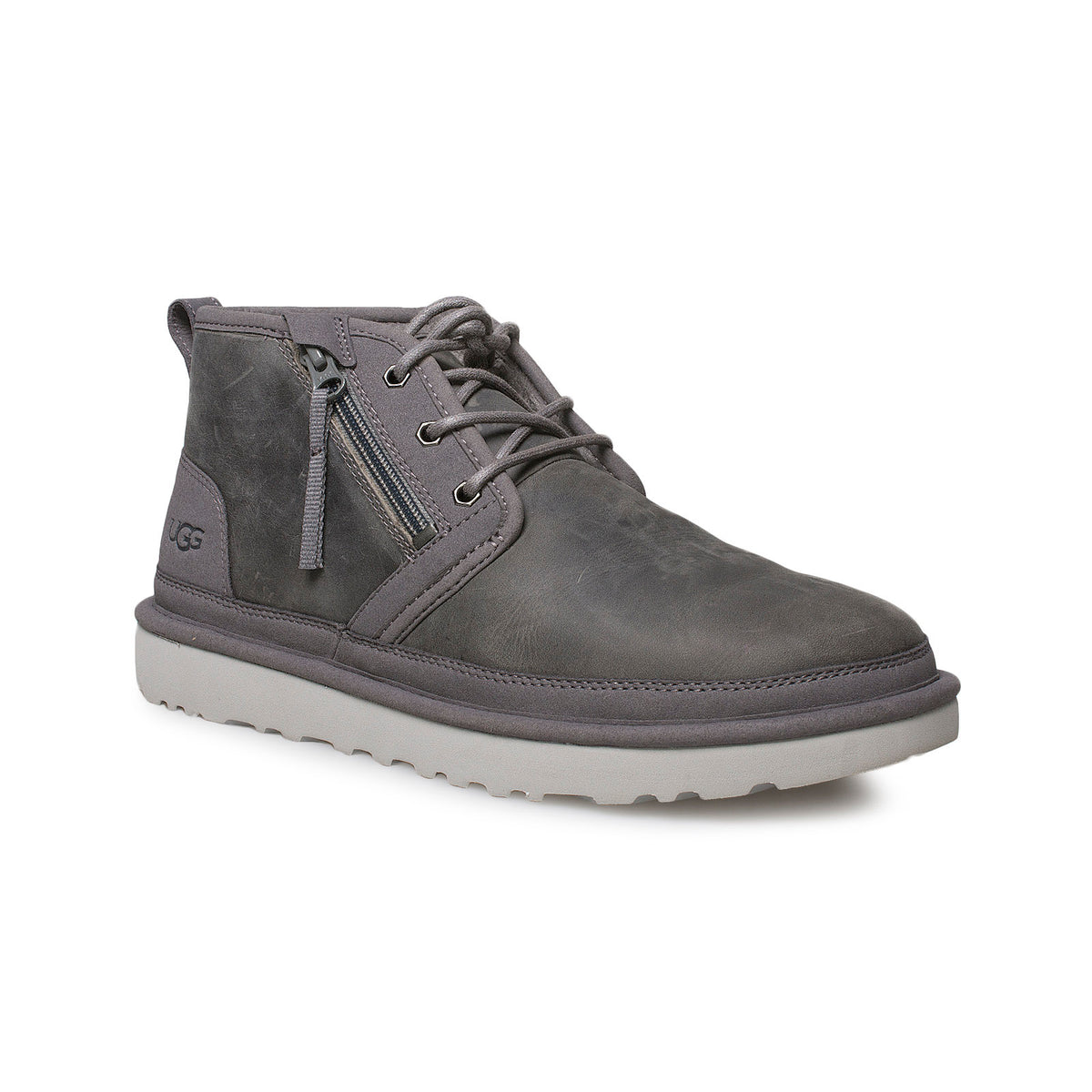 Ugg Neumel Zip Dark Grey chukka boot UGG Neumel Zip Kids Bootie | Easy Side Zipper Chukka Boots  main image 4