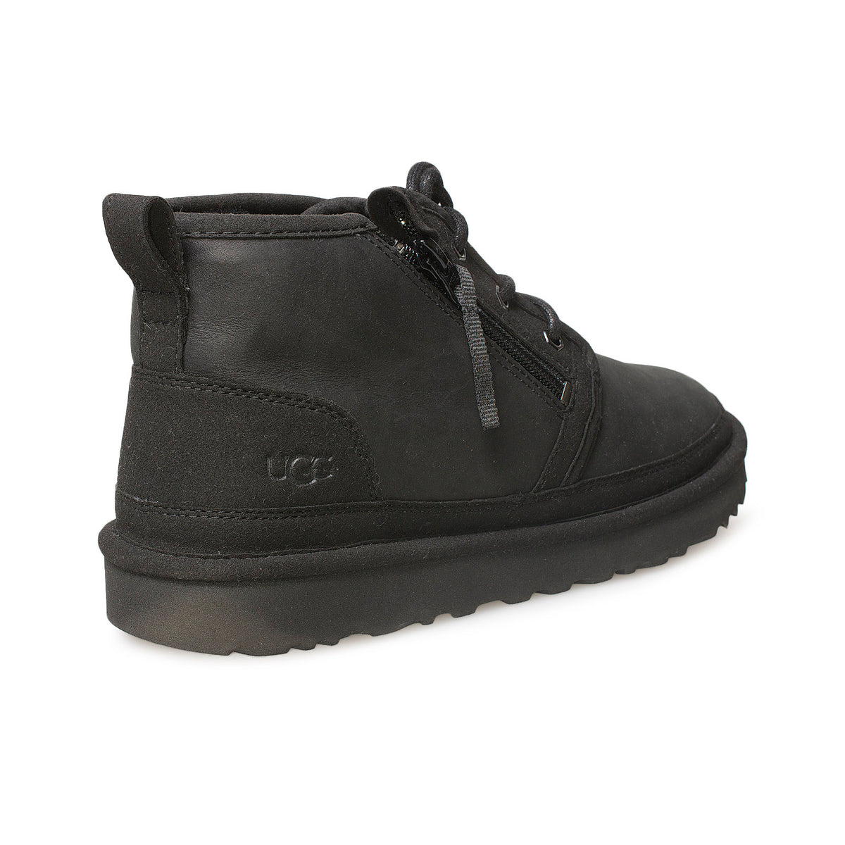 UGG Neumel Zip MLT Men\'s Black Nylon Winter Boot Size 10 M Neumel High Weather Hybrid Black/Black | Quarks Shoes main image 2