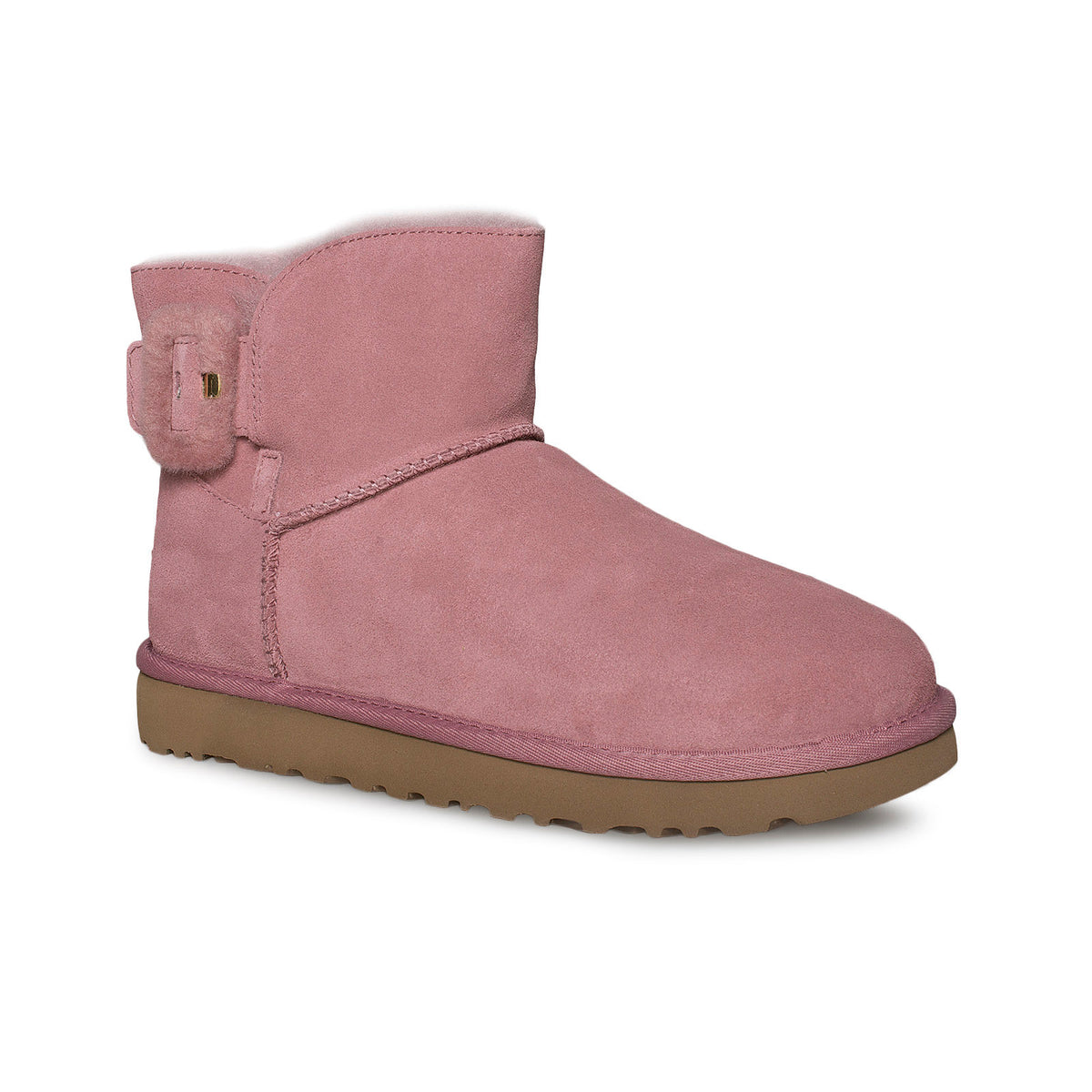 UGG Mini Fluff Buckle Pink Dawn Boots Women's