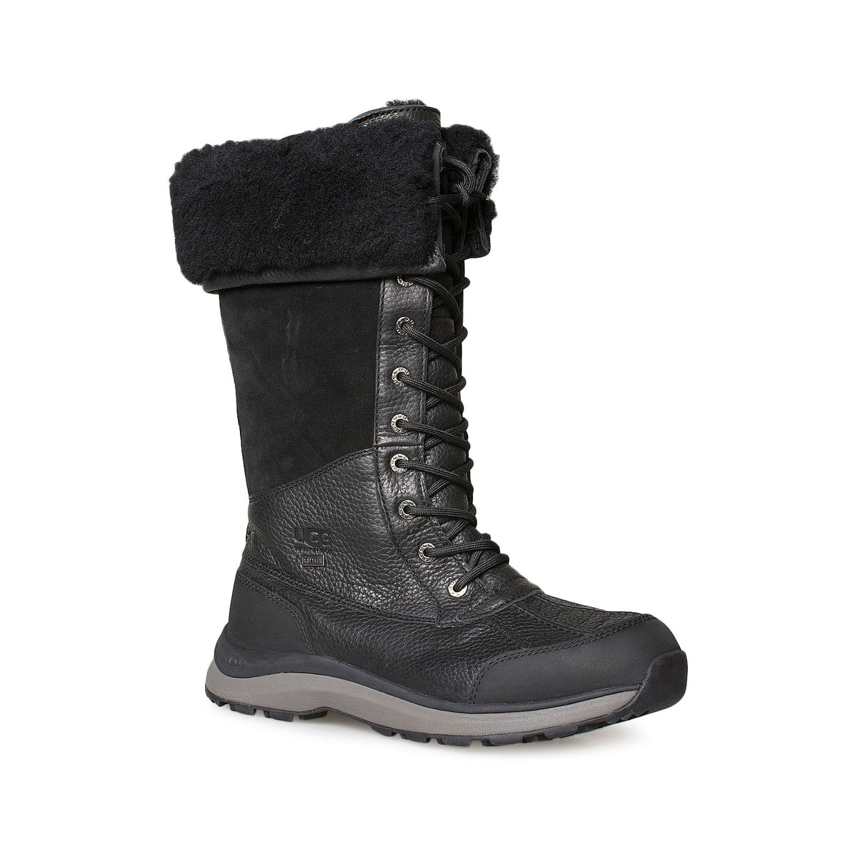 UGG Adirondack Tall III Black Black Boots Women's – MyCozyBoots