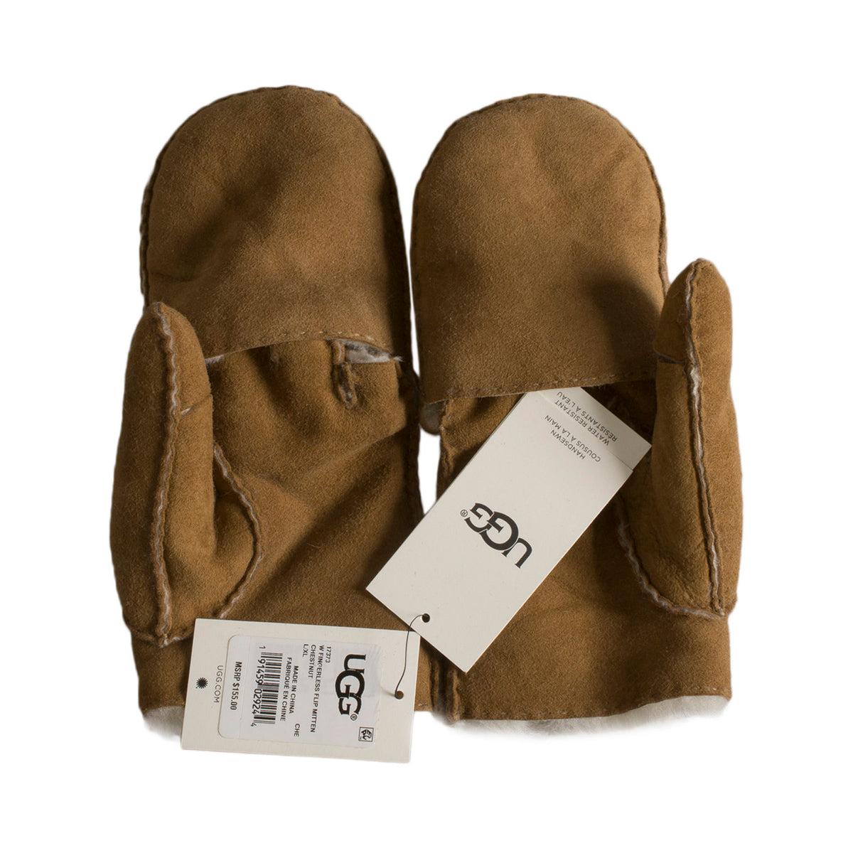 UGG Fingerless Flip Mittens Chestnut Women's MyCozyBoots