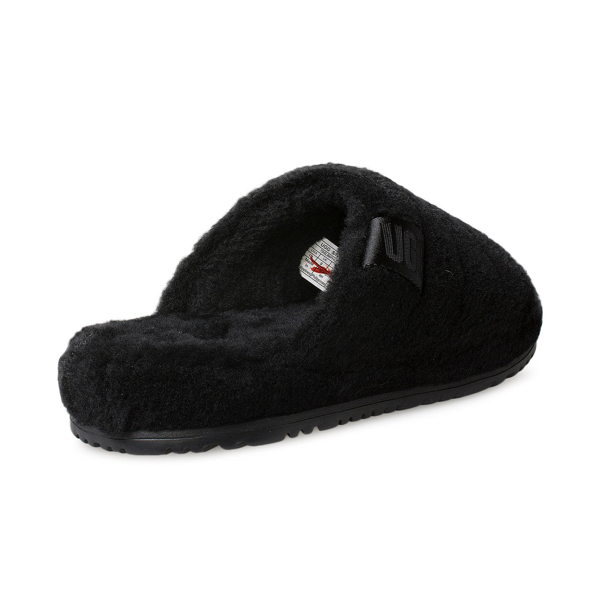 Ugg Fluff You Slipper Men 10 Black Sherpa Comfort Lounge UGG Fluff You Black Slide For Men main image 3