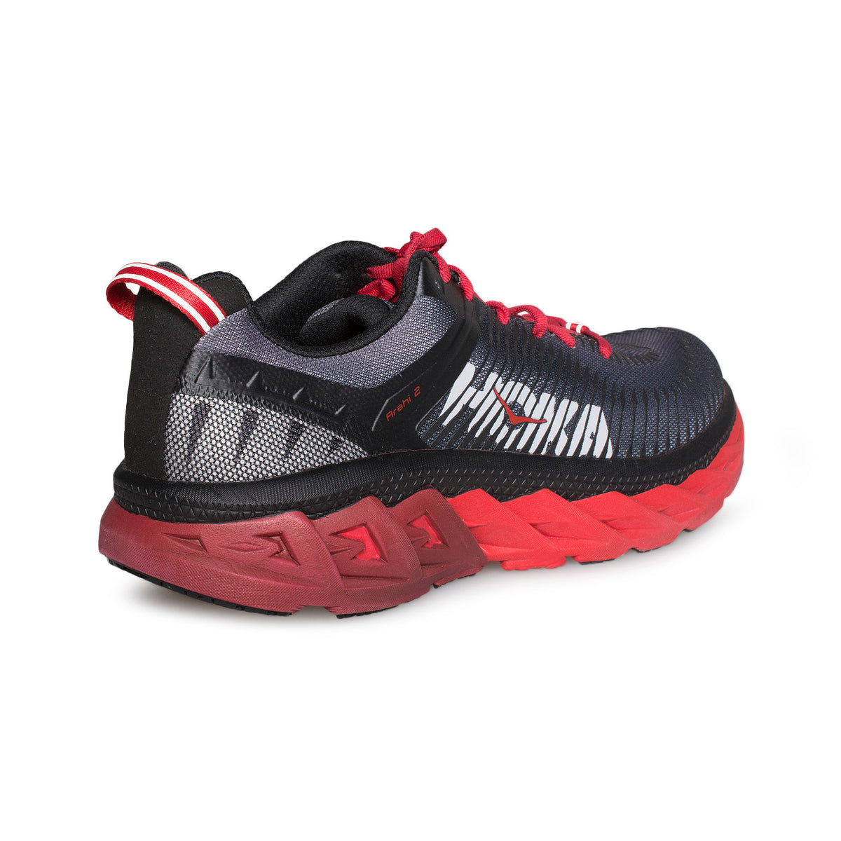Hoka One One Arahi Black Risk Red Running Shoes Men's