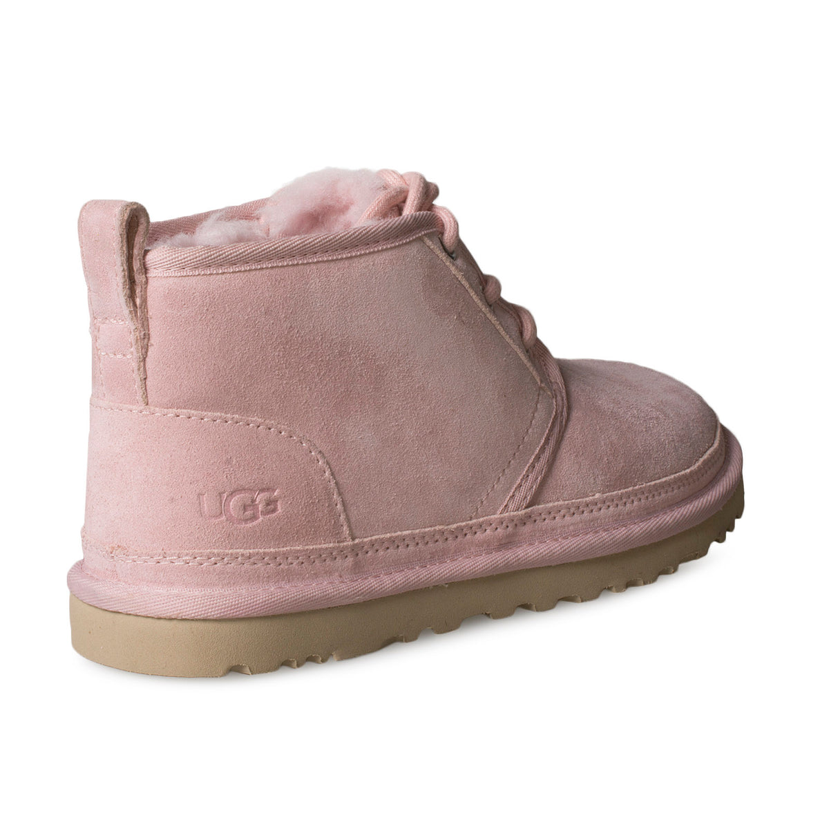 Pink uggs shop with shoelaces