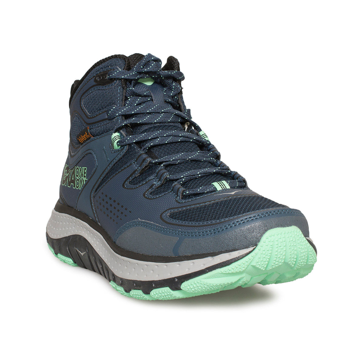 Hoka Tor Tech Mid Midnight Navy Spring Bud Hiking Boots