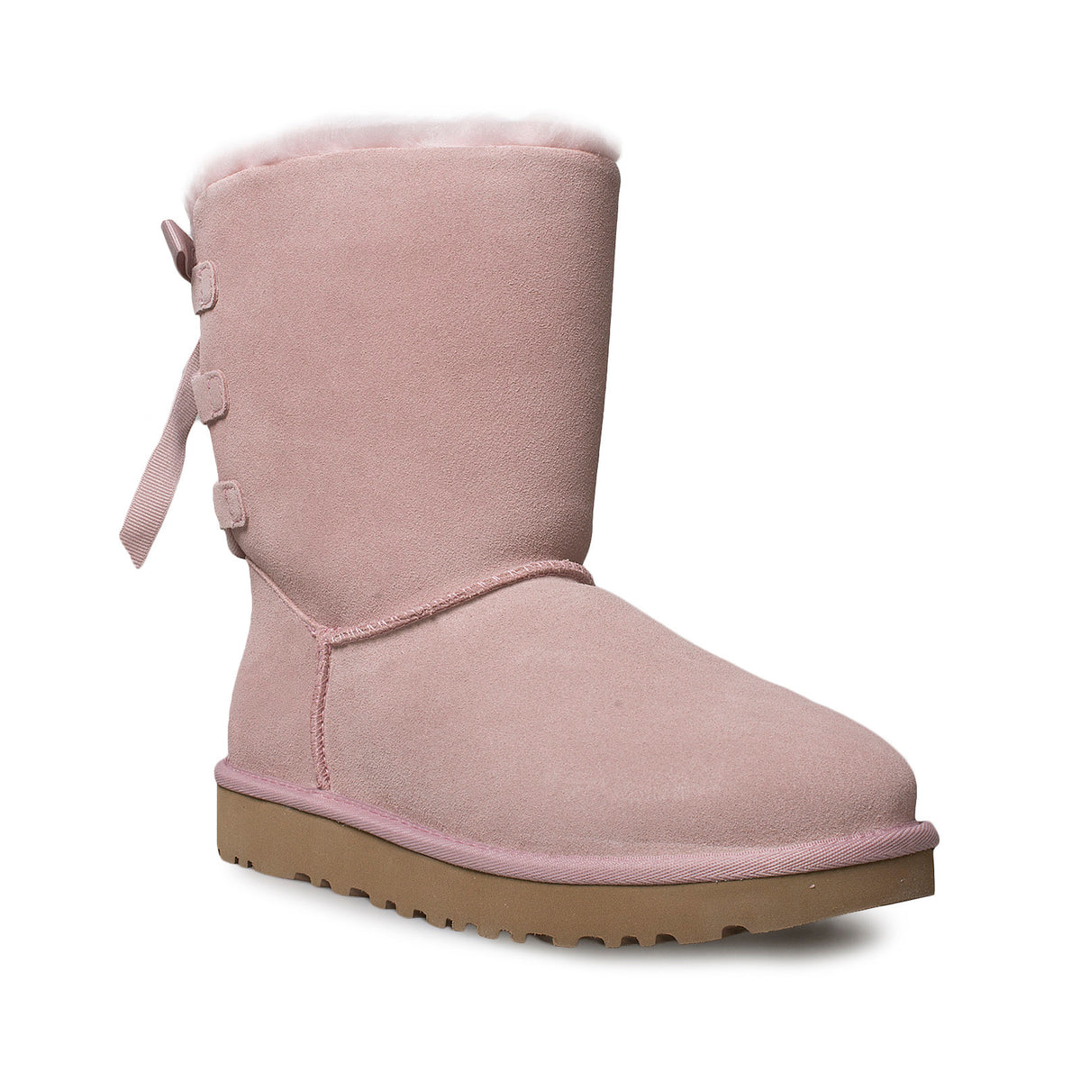 UGG Short Continuity Bow Pink Crystal Boots Women s