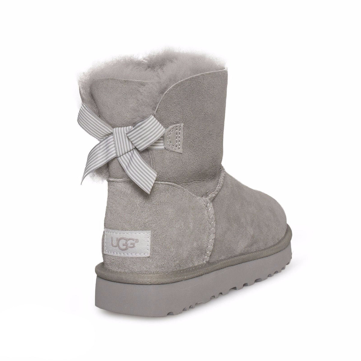 UGG Mini Bailey Bow Stripe Seal Boots MyCozyBoots