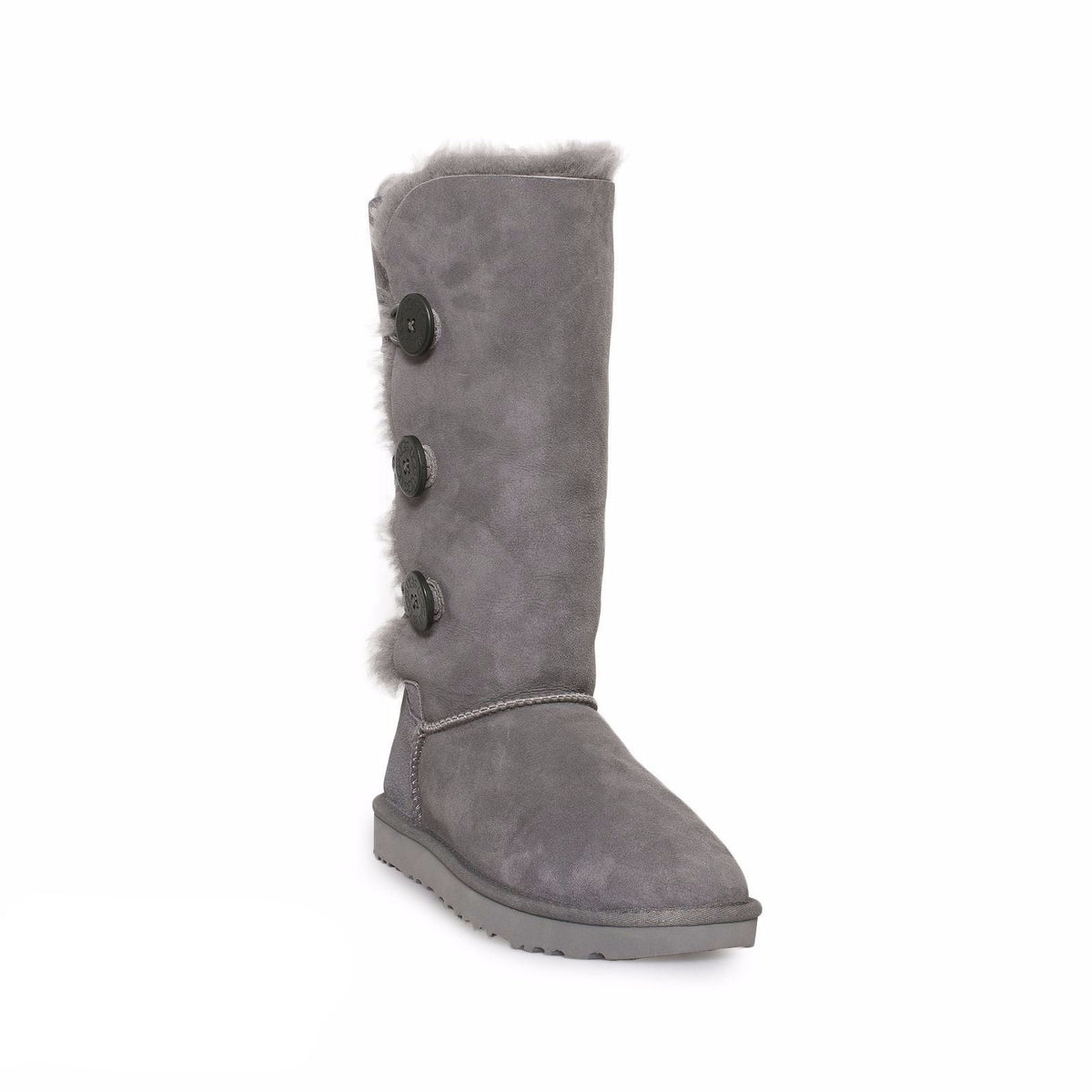 UGG Bailey Button Triplet II Grey Boots – MyCozyBoots