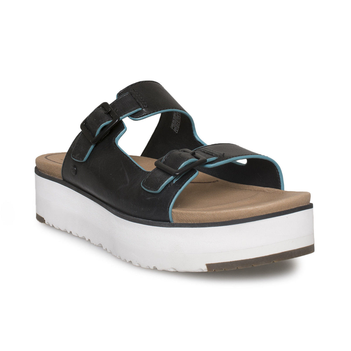 UGG Hanneli Black Flip Flops – MyCozyBoots - Main Image