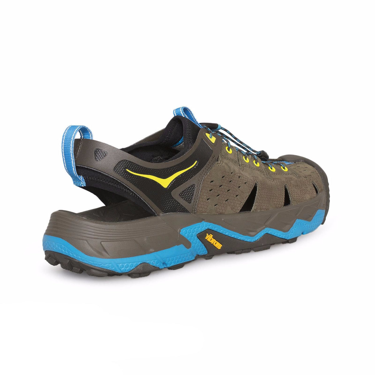 Hoka One One Mens Tor Trafa Hiking Sandals Size 9.5 Brown/Black Vibram Sole HOKA - Brandclub - HOKA ONE ONE Men main image 4