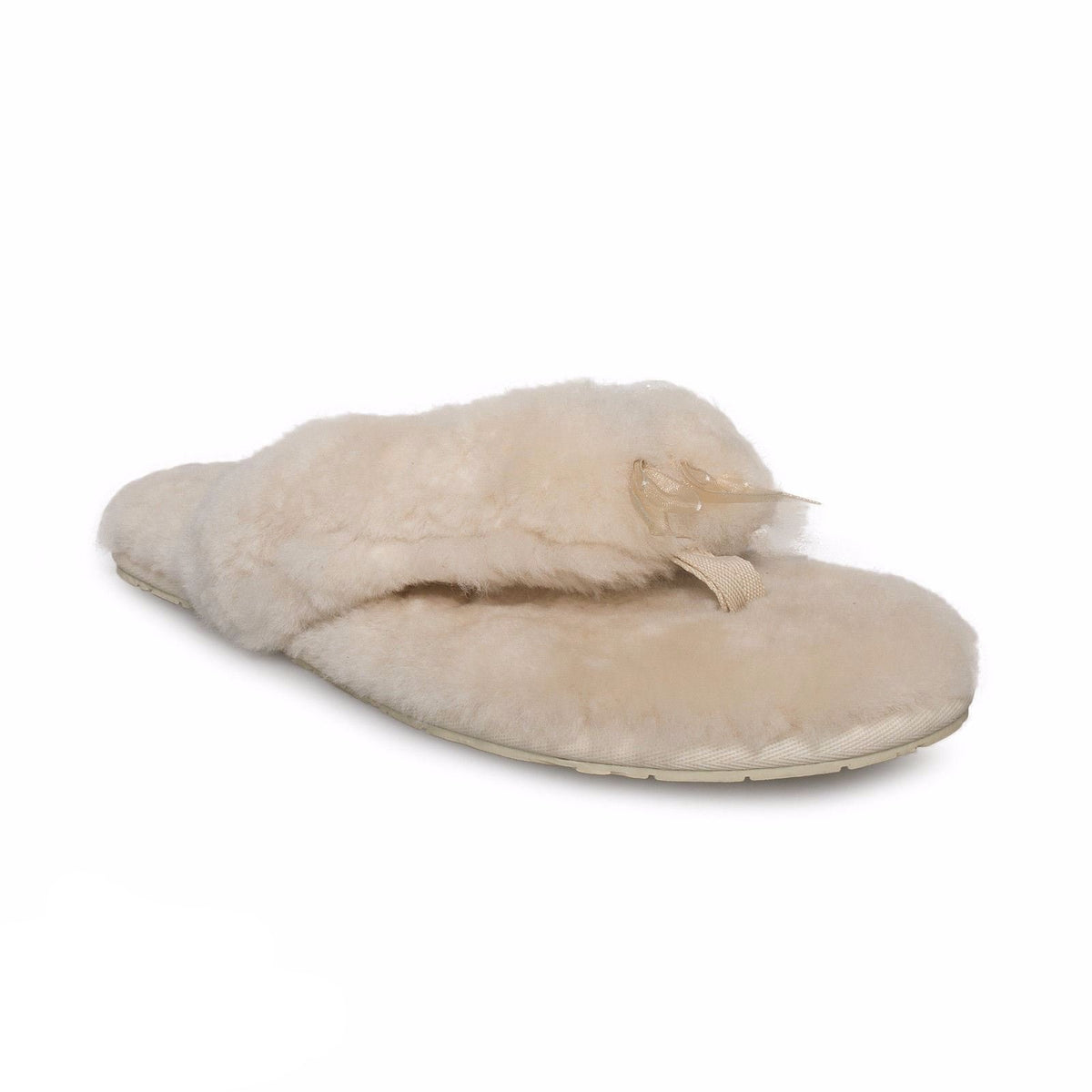 UGG Fluff Flip Flop II Natural Flip Flops – MyCozyBoots