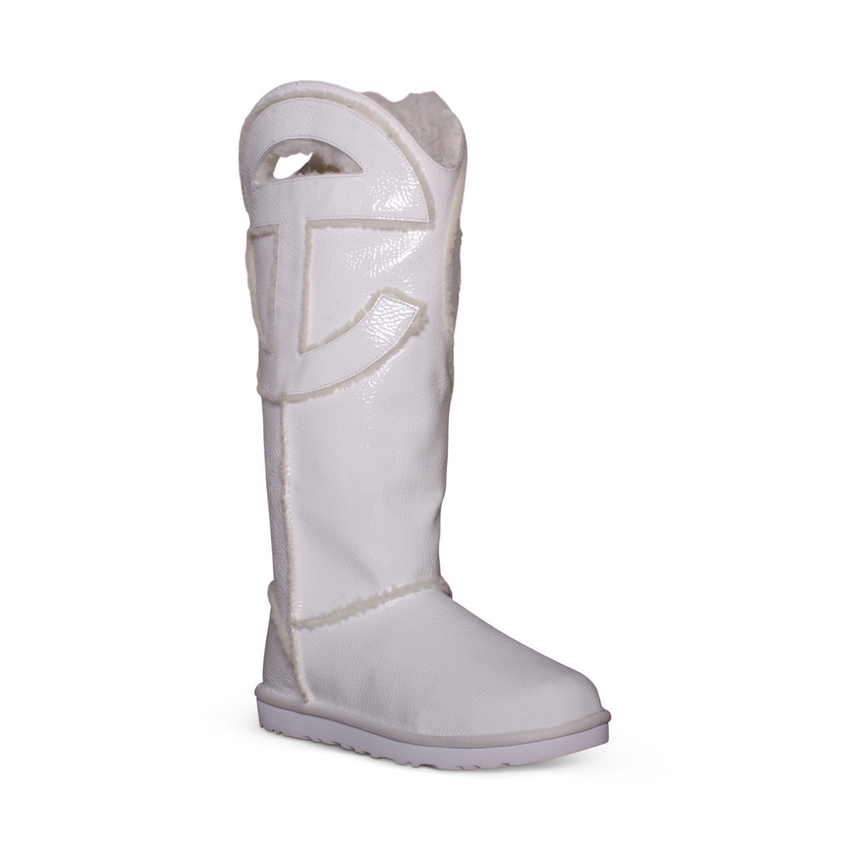 UGG X Telfar Logo Tall Crinkle White Boots - Men's – MyCozyBoots