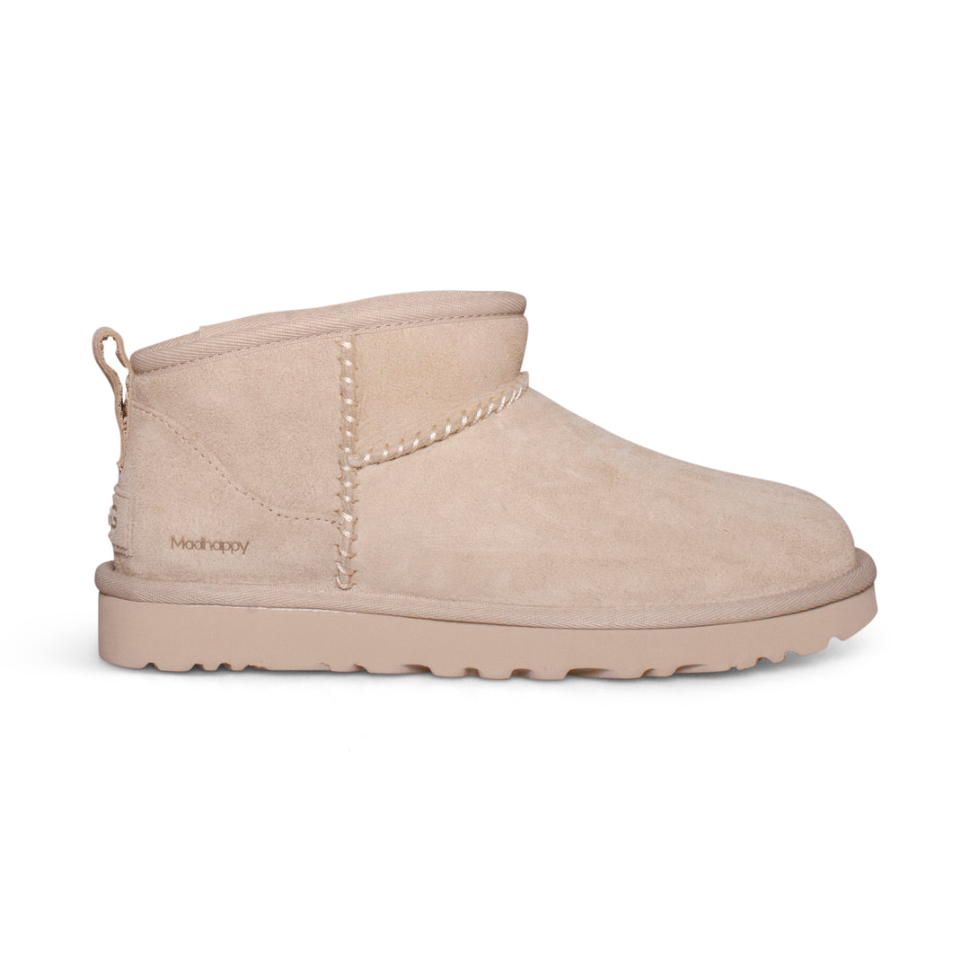 UGG X Madhappy Ultra Mini White Pepper Boots - Women's – MyCozyBoots