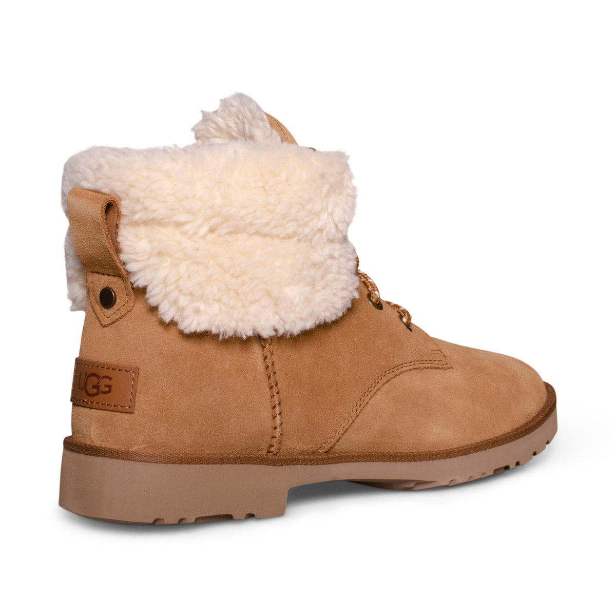 UGG Romely Heritage Lace Chestnut Boots - Women's – MyCozyBoots