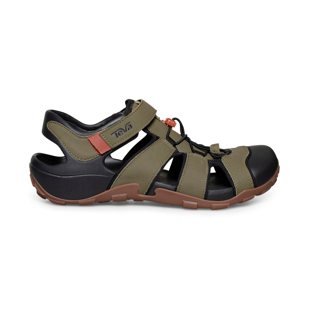 Teva Flintwood Dark Olive Sandals - Men display picture 1