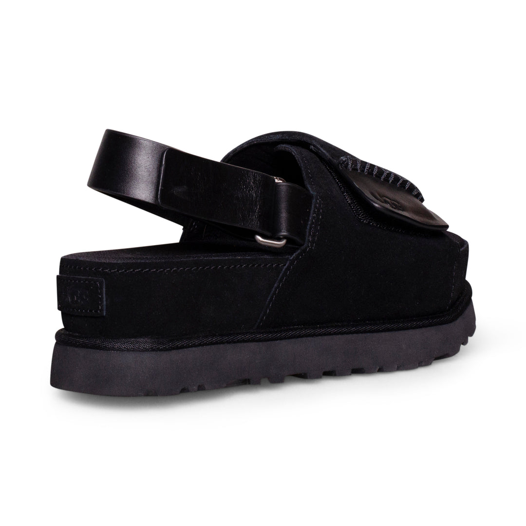 UGG Goldenstar Hi Slide Slingback Black - Women's – MyCozyBoots