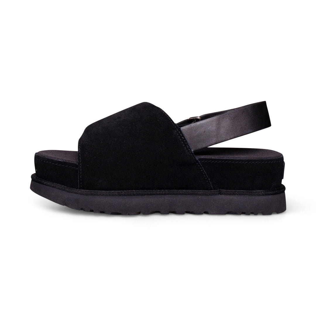 UGG Goldenstar Hi Slide Slingback Black - Women's – MyCozyBoots