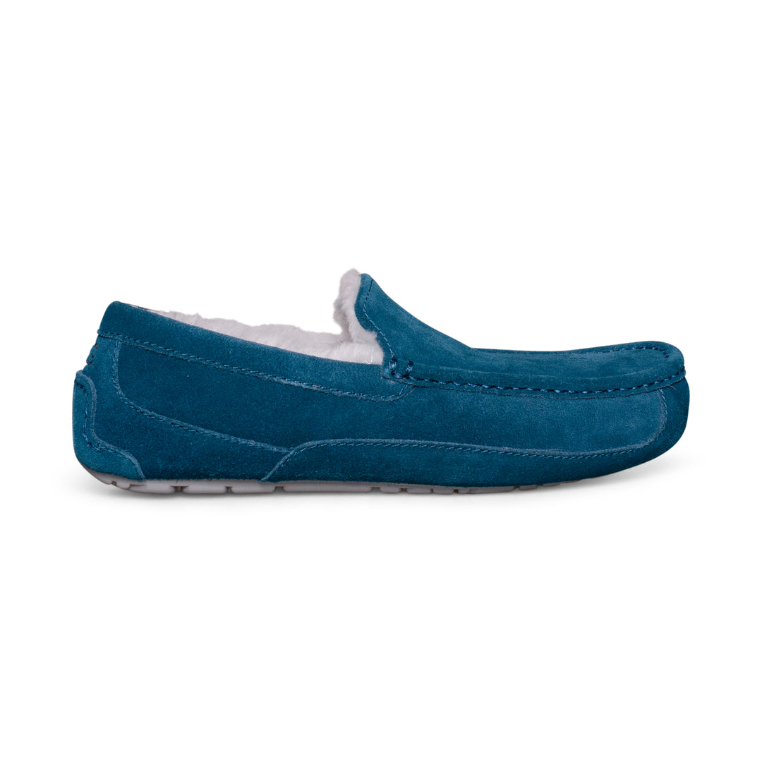 UGG Ascot Marina Blue Slippers Men s MyCozyBoots