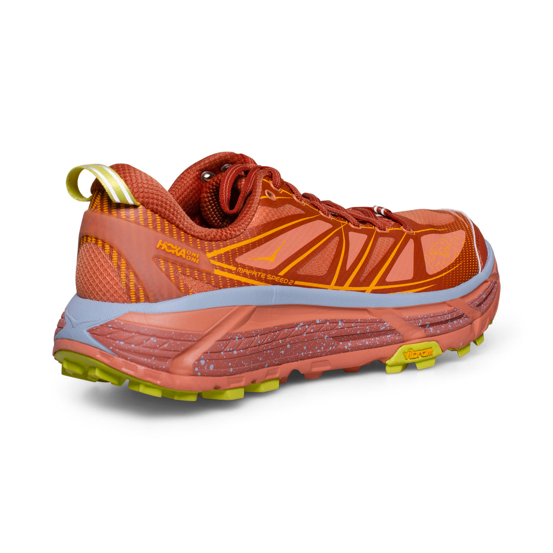 HOKA Mafate Speed 2 Baked Clay / Radiant Yellow Running  display picture 2