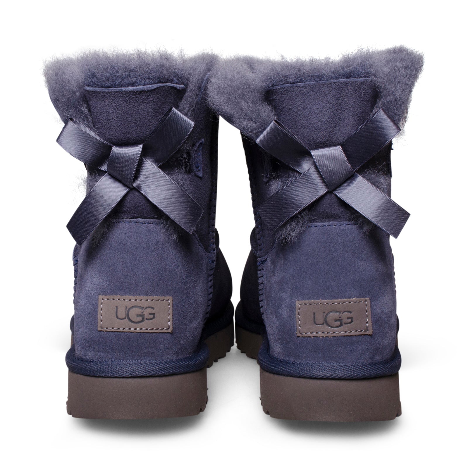 UGG MIni Bailey Bow II Eve Blue Boots - Women's – MyCozyBoots
