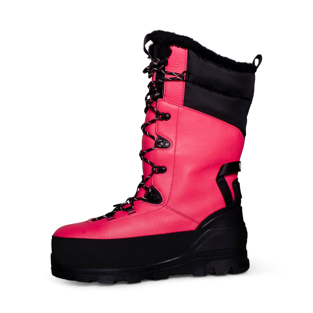 New UGG Shasta Boot Tall Leather/Waterproof Cold Weather Boots in Pink Glow, UGG ALL GENDER SHASTA TALL PINK GLOW WATERPROOF Boot US MEN  main image 2