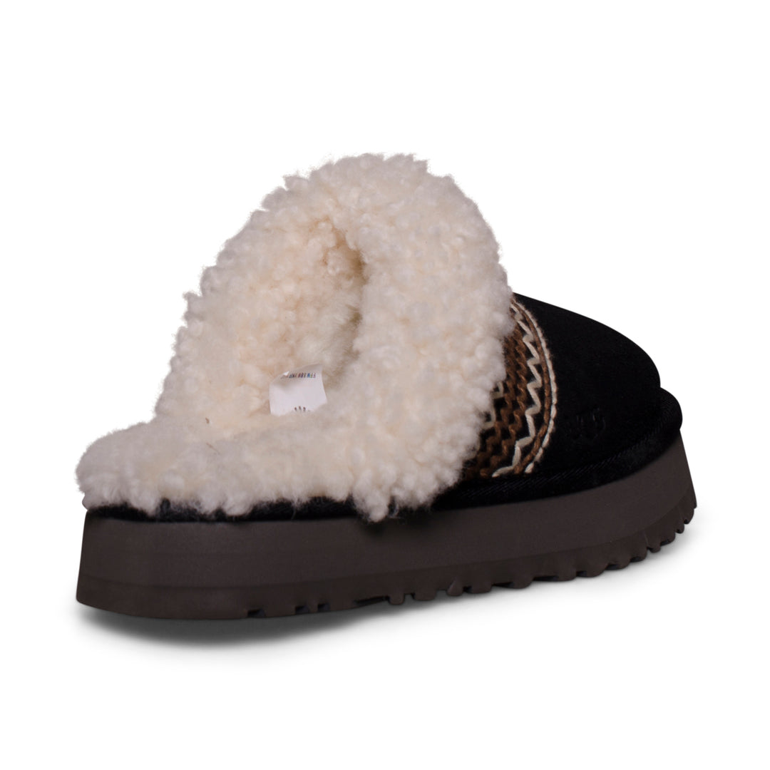 UGG Disquette Atherson Black Slippers - Women's – MyCozyBoots