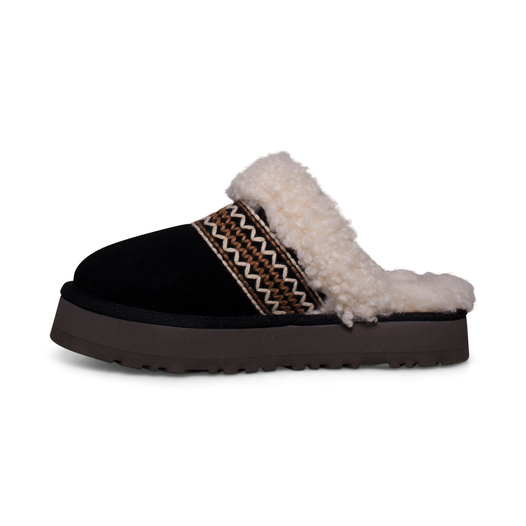 UGG Disquette Atherson Black Slippers - Women's – MyCozyBoots