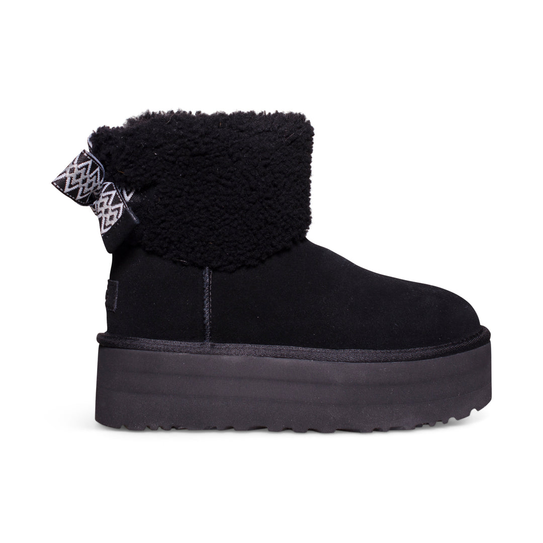 UGG Classic Mini Maxi Curly Black Boots - Women's – MyCozyBoots